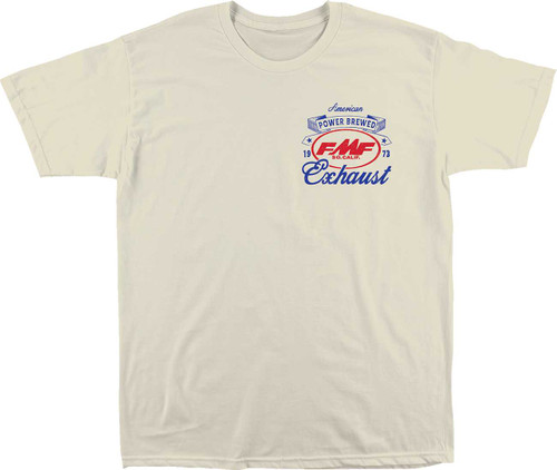 FMF Racing in the USA T-Shirt - Natural - 2XL SU26118901-NAT-2X