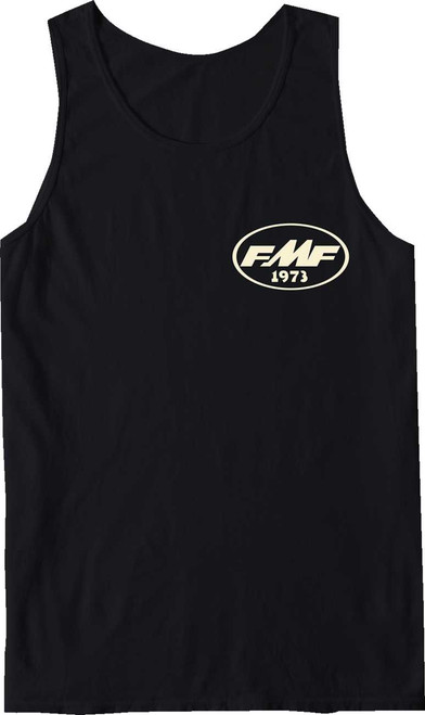 FMF Lean In Tank Top - Black - Medium SU26123900-BLK-M
