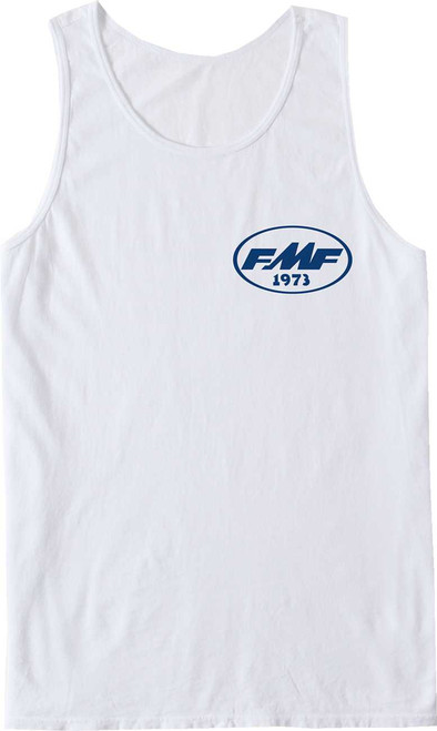 FMF Lean In Tank Top - White - Medium SU26123900-WHT-M
