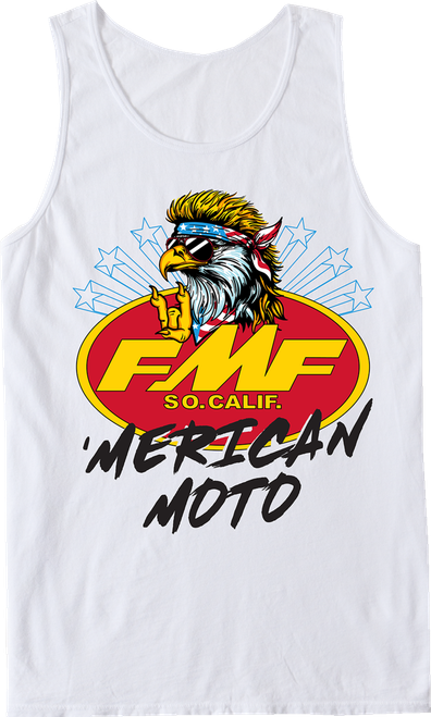 FMF Merican Moto Tank Top - Black - Medium SU26123901-BLK-M