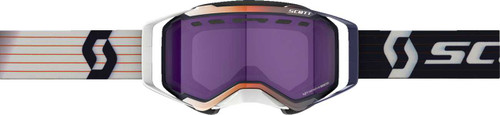 SCOTT Prospect Snow Goggle - Blue/White - Dual Pane - Light Sensitive - Blue Chrome Lens 278603-1006307
