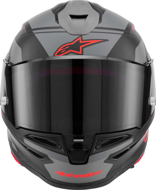 ALPINESTARS Supertech R7 Helmet - 22.06 - A-Core - Matte Black/Gray/Red - XS 8203426-1653-XS