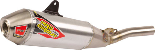 PRO CIRCUIT T-6 Slip-On Muffler - Stainless Steel - YZ 450 0132645A