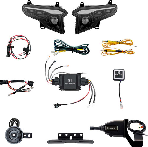 RAVEK Turn Signal Kit - Gen3 Speakeasy?äó - Lever - Polaris Xpedition 64-9010SLH