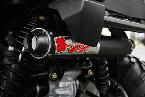 BIG GUN EXHAUST - Evo Utility Series - Exhaust Polaris Slip On 12-7612