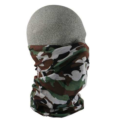 BOBSTER Motley Tube 100% Polyester Woodland Camouflage T118