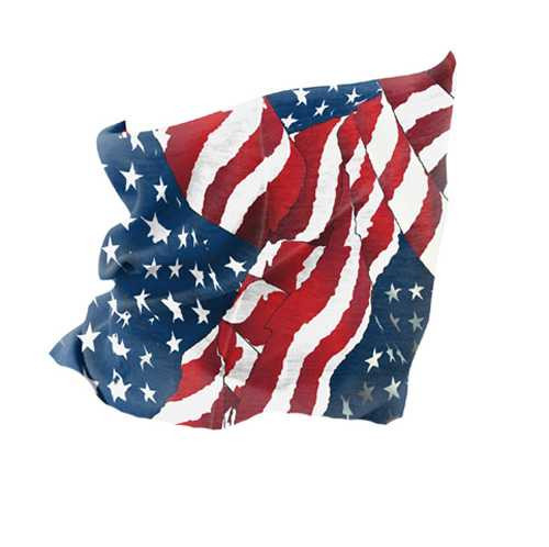 BOBSTER Motley Tube&Trade; Polyester Wavy American Flag T265