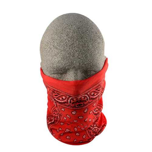 BOBSTER Motley Tube 100% Polyester Red Paisley T106