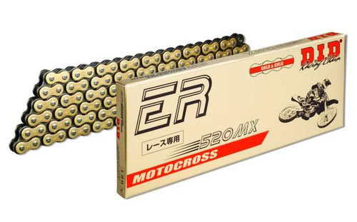 D.I.D D.I.D Non-Sealed Chain 520Mx Gold & Black 110Rb 520MXX110RB