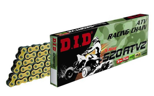 D.I.D D.I.D X-Ring 520Atv2 Gold & Black 110Fb 520ATV2110FB