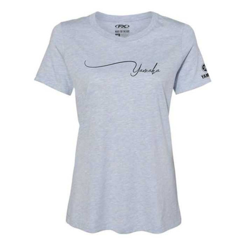 FACTORY EFFEX Yamaha Signature Womens T- Shirt/Hthr Lt Blue S 27-87240