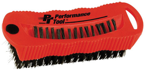 PERFORMANCE TOOL Combo Fingernail Brush W/Magnet W9163