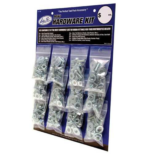 MOTION PRO 33-1200 Tool Pack Hardware Kit Card Of 12