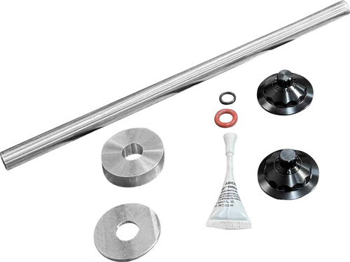 PAUL YAFFE BAGGER NATION Axle Cover Kit - Y-Axle Rod - Front - Standard/12 Point - Black PYO:YTPR-18L-BK
