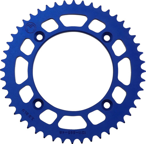 MOOSE OFFROAD Rear Sprocket - Aluminum - 48 Tooth - Blue - Husqvarna/KTM