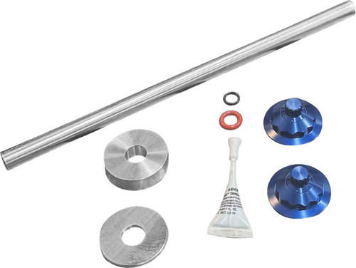PAUL YAFFE BAGGER NATION Axle Cover Kit - Y-Axle Rod - Front - Standard/12 Point - Blue PYO:YTPR-18L-BE