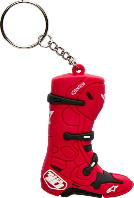 ALPINESTARS Keychain - Tech 10 Boot - Red 12309400030OS
