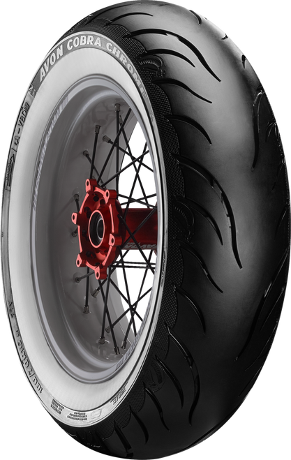 AVON Tire - Cobra Chrome AV92 Rear - 150/70B18 - Wide Whitewall - 76V 640604