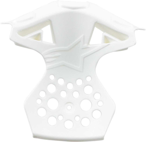 ALPINESTARS Supertech M8/M10 Chin Vent Frame - Gloss White - XS/S 89831192180XXS