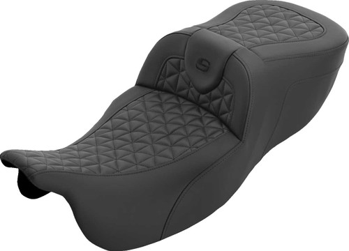 SADDLEMEN Roadsofa Extended Reach Seat - without Backrest - Tri-Gripper - FLRT/FLTRT '15-'25 815-07-21100