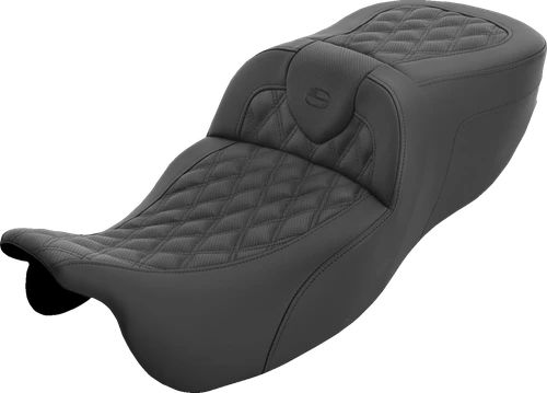 SADDLEMEN Roadsofa Extended Reach Seat - without Backrest - Plain - FLRT/FLTRT '15-'25 815-07-188