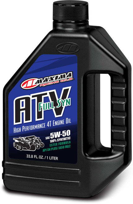 Maxima Atv 4T Full Syn Engine Oil 5W50 1Ltr 12/Case 30-86901