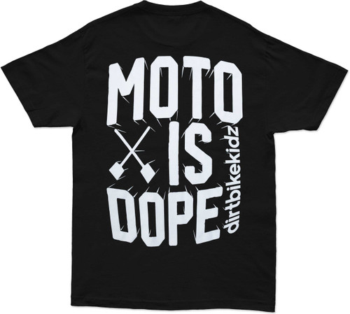 Dbk Moto Is Dope Tee Black Lg AT-MOTODOPE-L