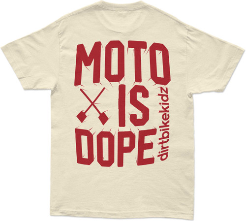 Dbk Moto Is Dope Tee Cream Lg AT-MOTODOPE-CRM-L