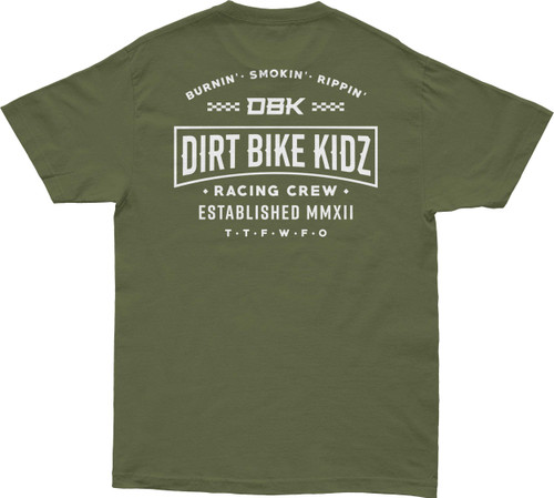 Dbk Speed & Style Tee Military Green 2X AT-SPEEDSTYLE-GRN-2X