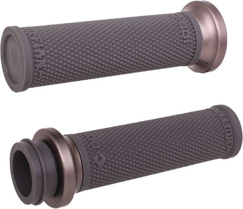 Odi Rufian Grips Tbw 1" Graphite/Gun Metal V30HTWH-H