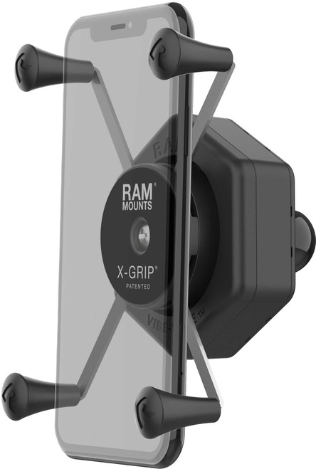Ram X-Grip Vibe-Safe Phone Holder Large With Ball Adapter RAM-HOL-UN10B-462