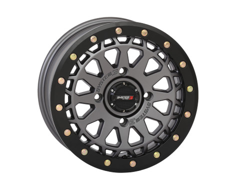 System 3 Sb6 Bl Wheel 15X7 6+1 (+45Mm) 4/137 Matte Gunmetal Grey 15S3-6638