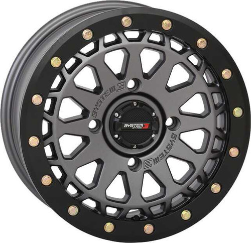 System 3 Sb6 Bl Wheel 15X7 4+3 (+10Mm) 4/156 Gun Metal Grey 15S3-6655