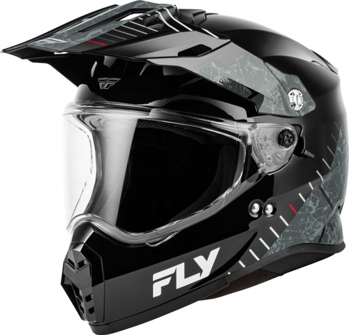 Fly Racing Fly Trekker Granite Helmet Black/Grey 2X 73-70412X