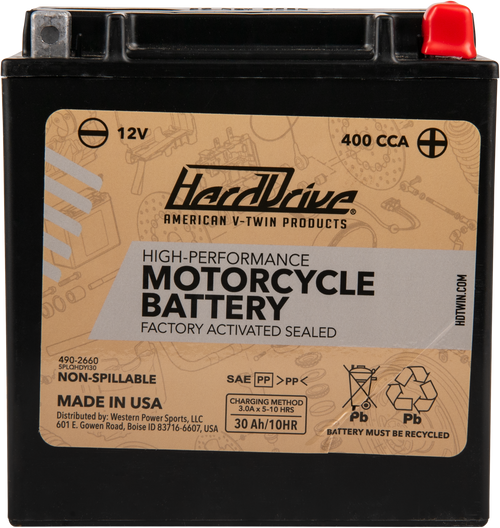 Harddrive High Perform Battery Yix30L Cca 400 HRDM7230L
