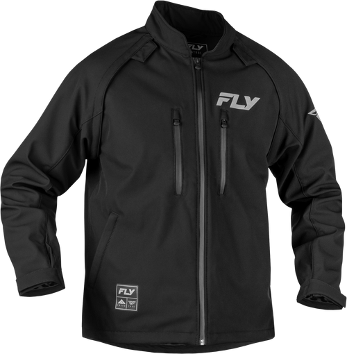 Fly Racing Patrol Jacket Black/Grey Lg 380-680L