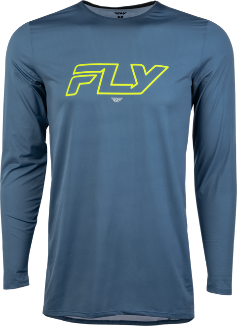 Fly Mtb Enduro Long Sleeve Jersey Slate/Hi-Vis Md 359-241M