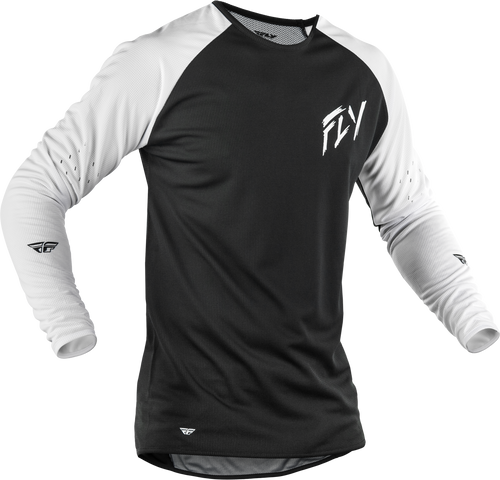 Fly Mtb Gravity Dig Long Sleeve Jersey Black/White 2X 359-3222X