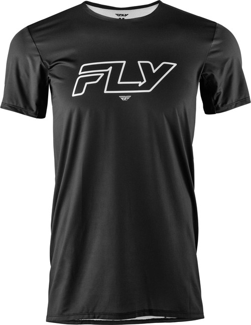 Fly Mtb Enduro Short Sleeve Jersey Black/White 2X 359-2202X