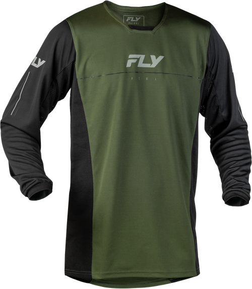 Fly Racing Patrol Jersey Forest Green/Black Lg 380-652L