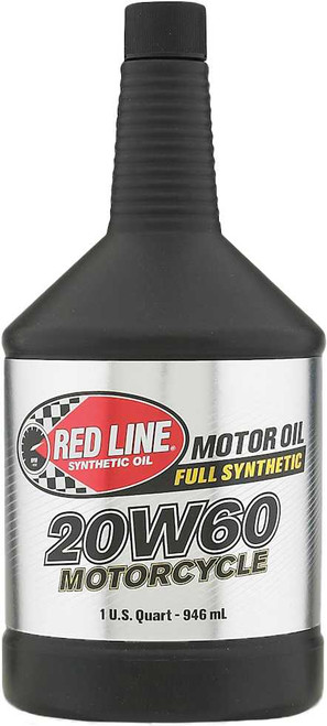 Red Line Motor Oil 20W60 4T 1 Qt (12/Case Sold Ea) 12604