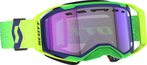 Scott Prospect 2.0 Smb Ls Goggle Mdnt Prp/Sfty Ylw Ls Blue Chrm 421502-7914307