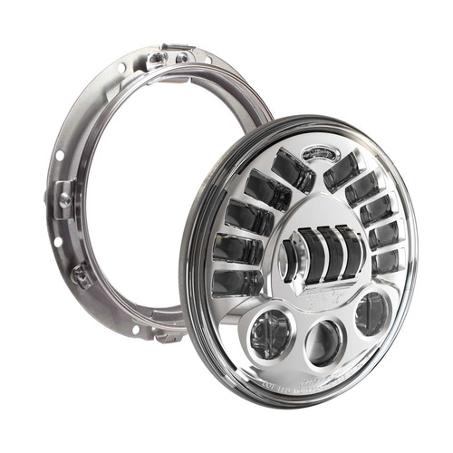 Jw Speaker 8790A2 Adaptive Headlt 7" Chr Bezel W/Mount Ring 0555061