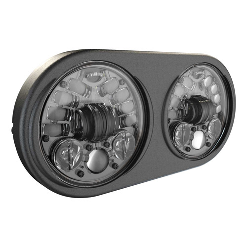 Jw Speaker Adaptive Led Headlight For `98-13 Road Glide Black 0555131