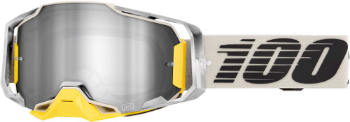 100% Armega Goggle Viggo Mirror Silver Flash Lens 50005-00048
