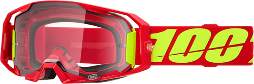100% Armatic Goggle Red Clear Lens 50059-00005