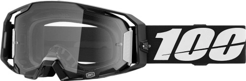 100% Armatic Goggle Black Clear Lens 50059-00001