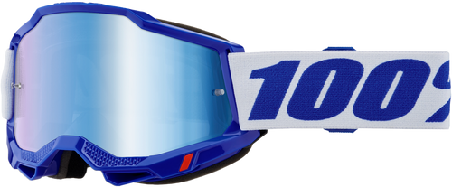 100% Accuri 2 Goggle Blue W/Blue Mirror Lens 50014-00039