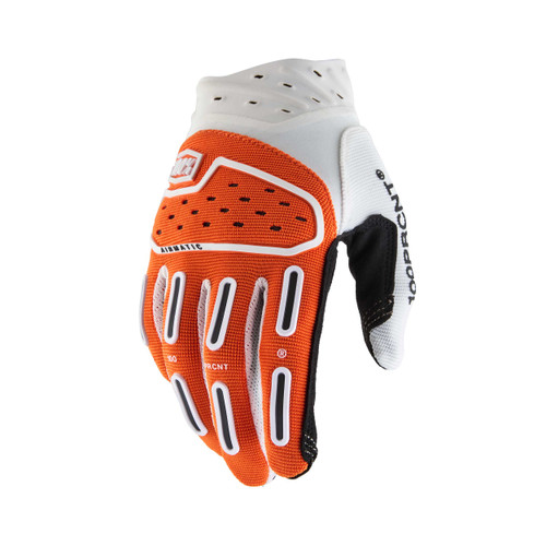 100% Airmatic 2 Gloves Orange Md 10041-00022