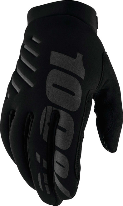100% Brisker Youth Gloves Black Sm 10004-00000